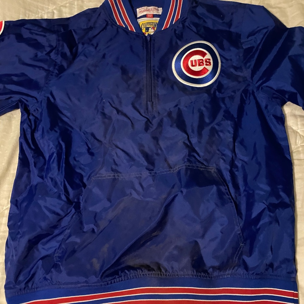 Men’s Chicago Cubs Mitchell and Ness Jacket